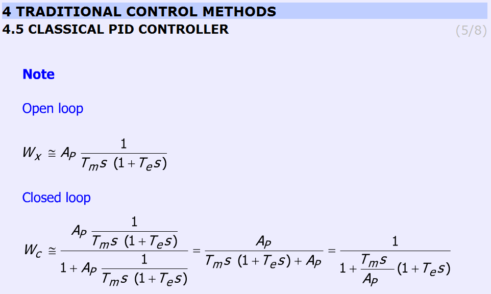 Note to classical PID controller (http://dind.mogi.bme.hu/animation/chapter4/4_4.htm)