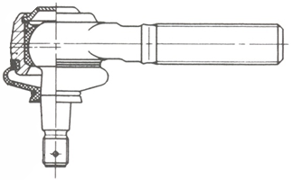 Kormánymechanizmus gömbcsuklója (Lemförder Fahrwerktechnik)