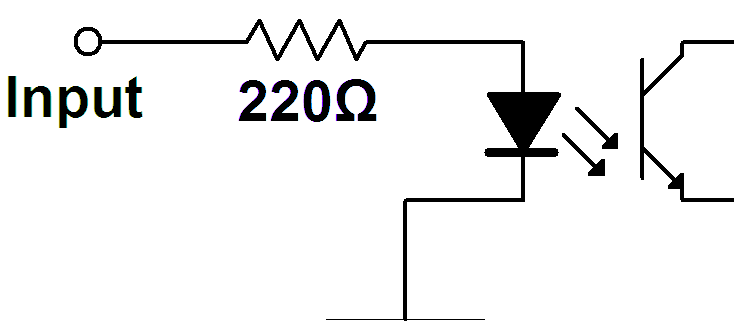 PCI card (RJ50) input equivalent circuit