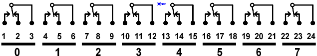 Output connection diagram