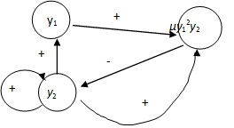 A Van der Pol egyenlet hatásgráfja