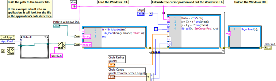 Windows DLL függvényeinekhívása MathScript-ben