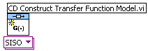 Átviteli függvény modell létrehozása (CD Construct Transfer Function Model.VI) program ikonja